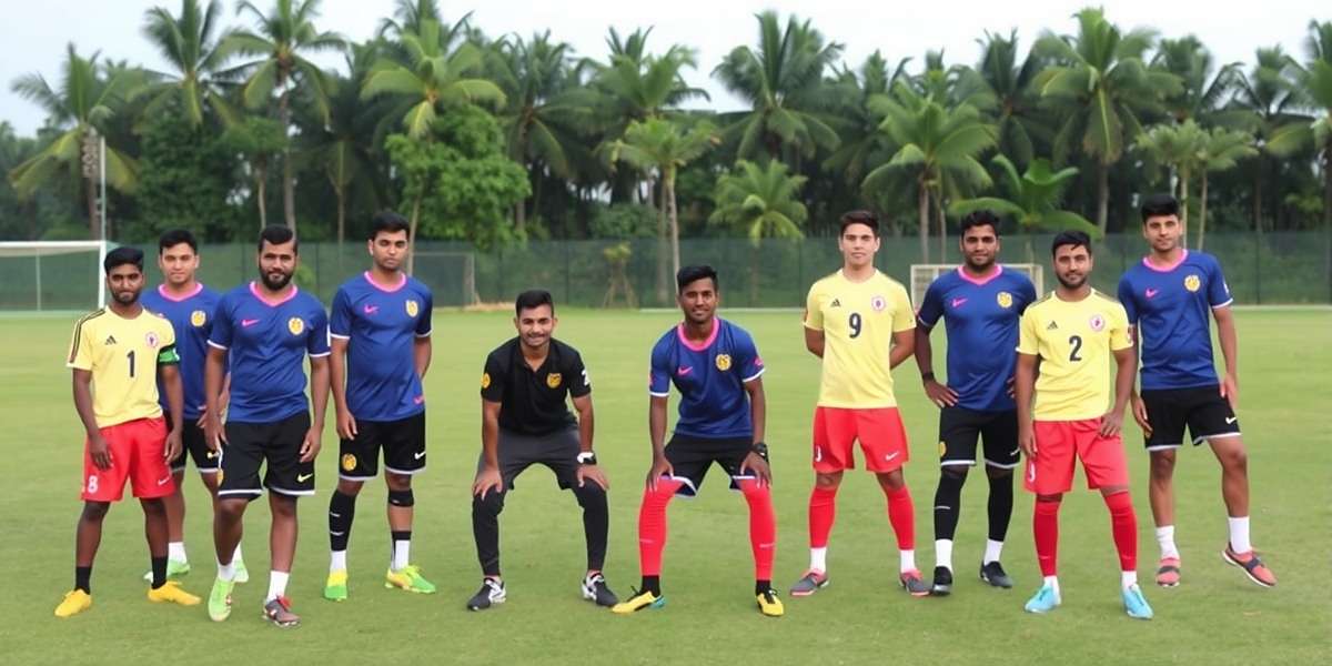 Goa Skillful Striker development team with Indian football stars